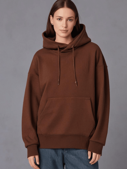 Chocolate Brown Oversized Hoodie