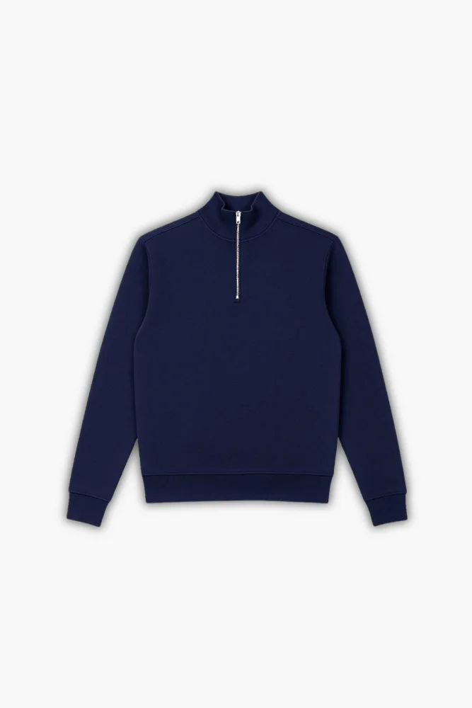 Navy Quarter Zip