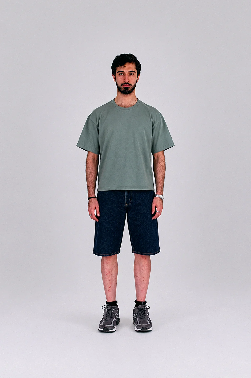 Cropped Tee Sage