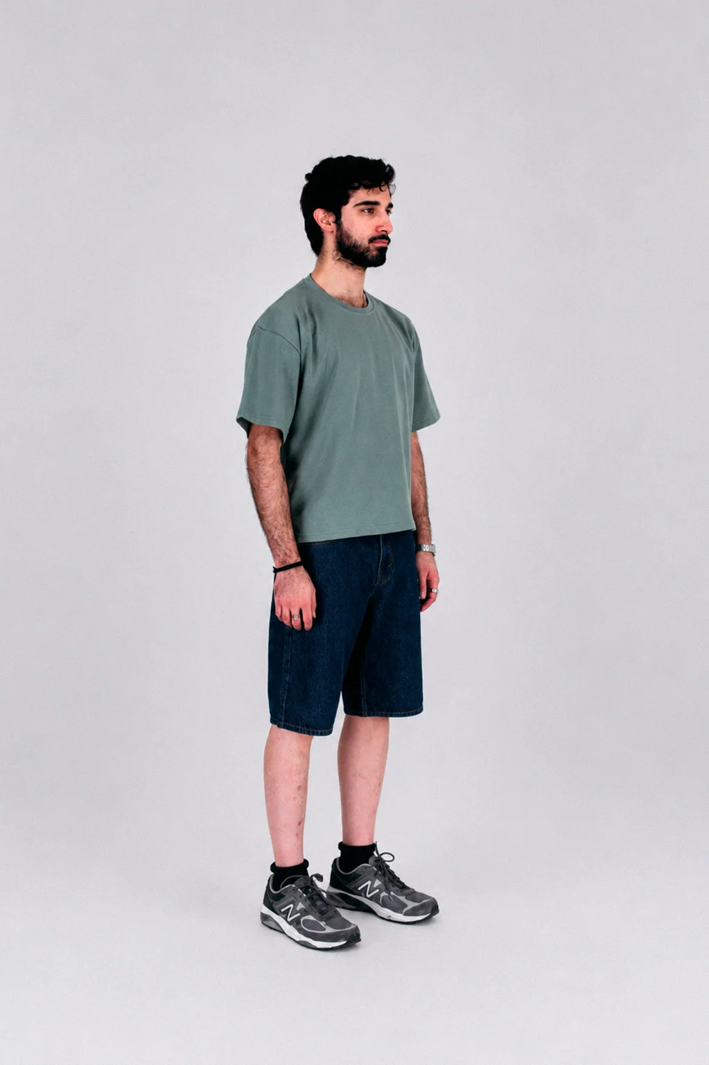 Cropped Tee Sage