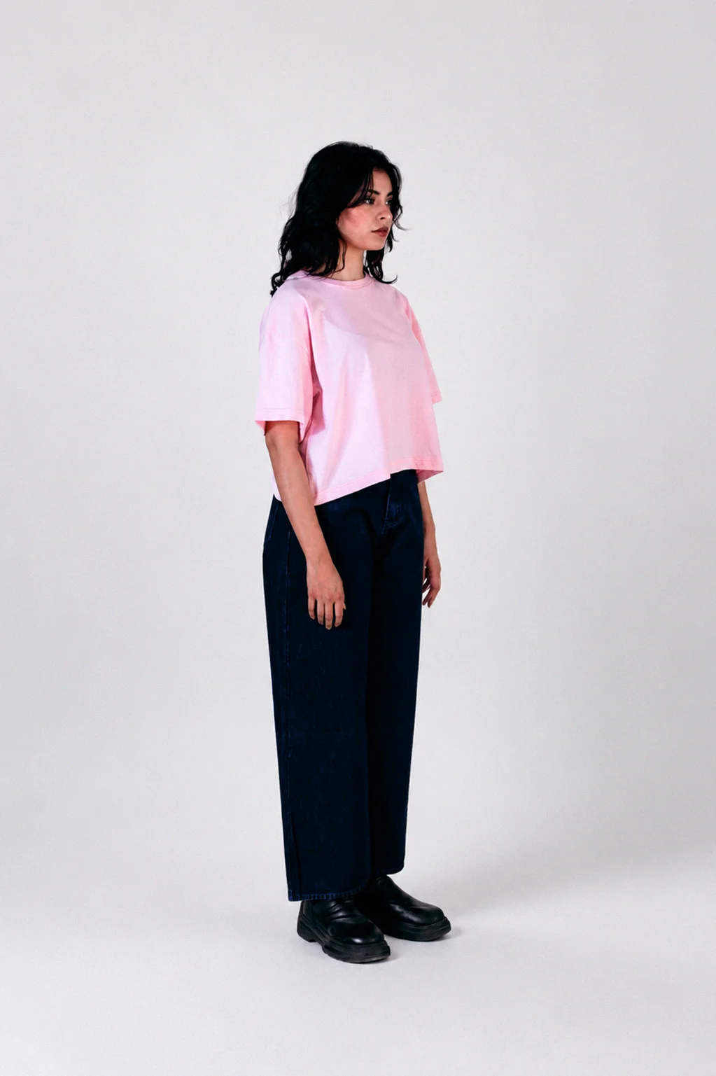 Cropped Tee Pink